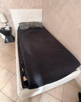 Letto singolo con contenitore