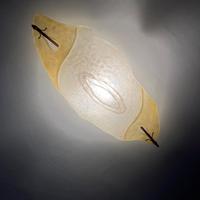 Applique in vetro di Murano e ottone