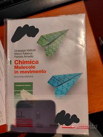 chimica. molecole in movimento.