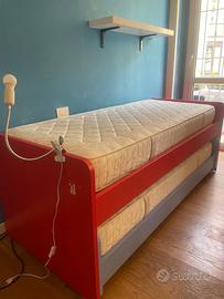 Letto doppio per cameretta ragazzi