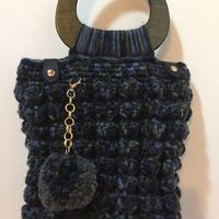Coordinato Borsa e fascia in lana Artigianale
