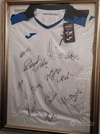 maglia calcio atalanta firma tutta la squadra 