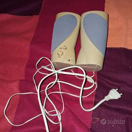 Casse audio con presa elettrica e jack