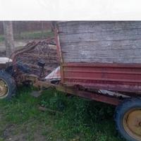 Motozappa  con carro trazionato 4 x4 carrarino