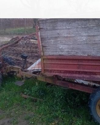 Motozappa  con carro trazionato 4 x4 carrarino