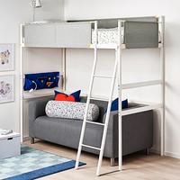 Letto a soppalco Vitval ikea con scrivania