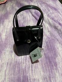 Borsetta set unghie laccata con specchio Vintage