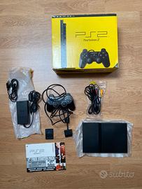 Ps2 slim nera boxata completa NON LEGGE DEI DISCHI