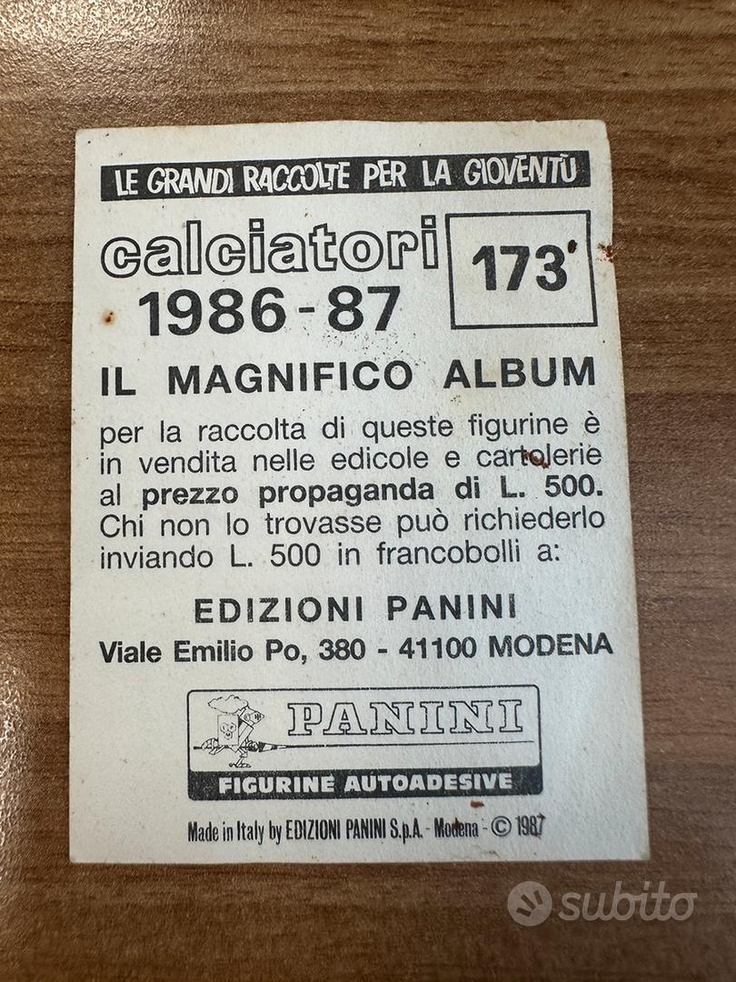 Figurine Panini Calciatori 1986/87 - N°393 Genoa Scudetto - Collection Football Italien