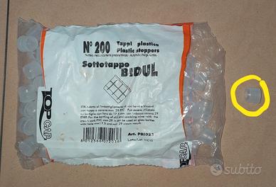 +150 sottotappi in plastica Bidul per tappo corona