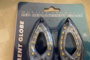 Portatarga moto con luce e indicatori di direzione