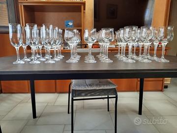 Set bicchieri cristallo di Bohemia