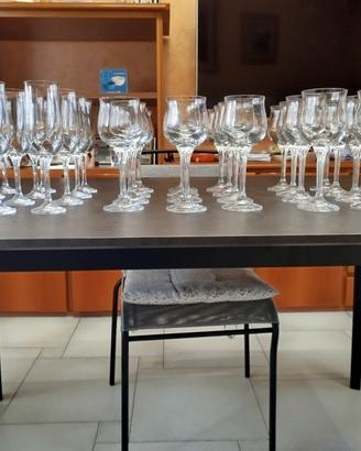 Set bicchieri cristallo di Bohemia