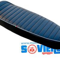 Sella Sport nera rigo grigio modello Cobra Vespa
