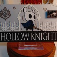 Targa legno Hollow Knight (20x10cm)