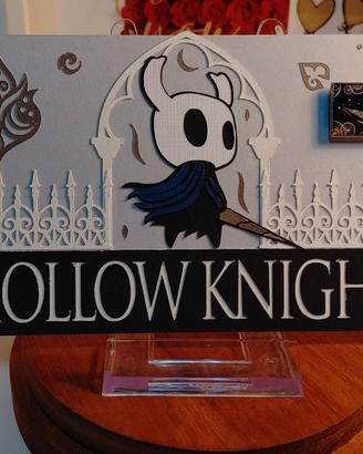Targa legno Hollow Knight (20x10cm)