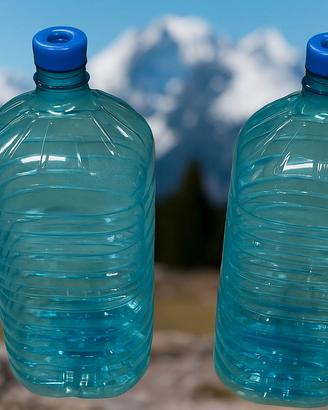 2 Boccioni d'Acqua Vuoti da 18 Litri