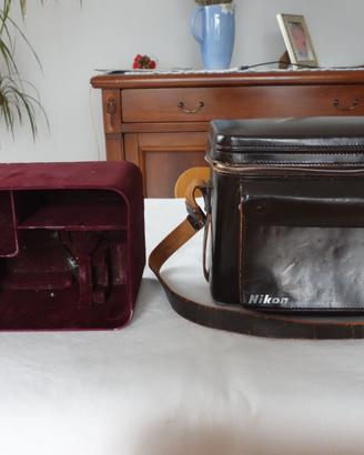 Nikon valigetta in cuoio anni 70' PREZZO RIBASSATO