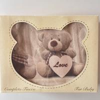 Lenzuola lettino Teddy Love - NUOVO