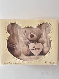 Lenzuola lettino Teddy Love - NUOVO