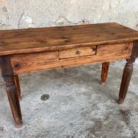 Antico Tavolo scrittoio in abete
