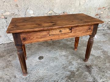 Antico Tavolo scrittoio in abete