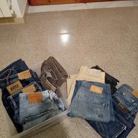 lotto di 11 jeans vintage 