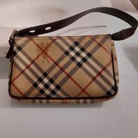 Burberry pochette in pelle originale 