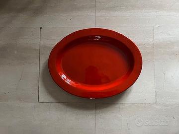 Vassoio ovale rosso Cerasarda