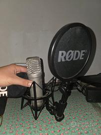 Rode Nt1 + Ragno e filtro anti pop
