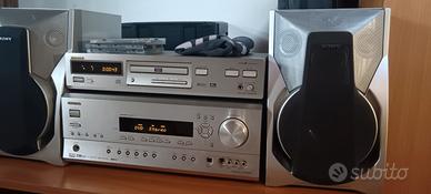 DVD+RECEIVER ONKYO e CASSE SONY