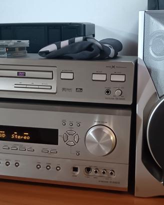 DVD+RECEIVER ONKYO e CASSE SONY