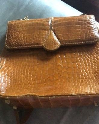 borsa vintage anni 60 caimano