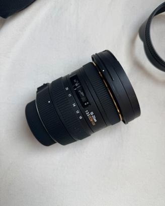 Grandangolo sigma 10-20 mm F.3.5 per Nikon DX