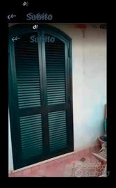 infissi di ferro è porte in legno 