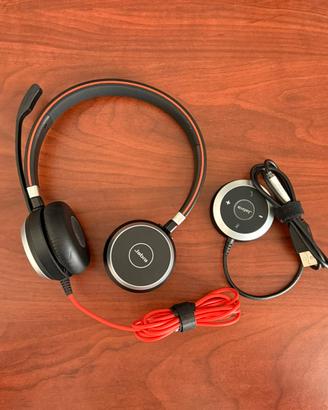 Cuffie Jabra Evolve 40 + comando USB + custodia