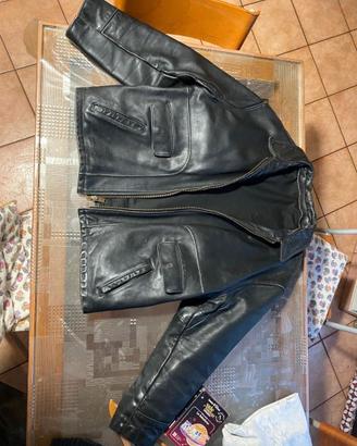 Giubbotto schott pelle taglia 54