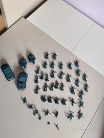 Modellini soldati e mezzi fanteria tedesca 2WW