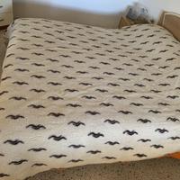 Coperta in lana merinos double face nuovissima