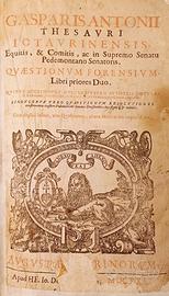 1621 Tesauro Questioni e Decisioni