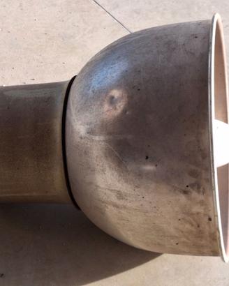 Lampada industriale vintage in Aluminio anni '50