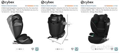 Seggiolino CYBEX Gold 15-36 Kg