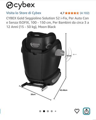 Seggiolino CYBEX Gold 15-36 Kg
