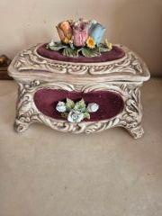 Portagioie in ceramica stile Bassano