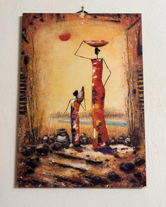 Quadro devorativo moderno stile etnico- 68x49 cm