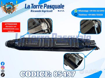 85497 MARMITTA COMPLETA TUBO(45cm)+FASCETTE TRATTO