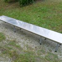 Piano in acciaio inox. Per tavolo ecc.
