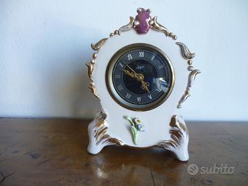 Orologio sveglia ceramica JEGER Anker anni 50