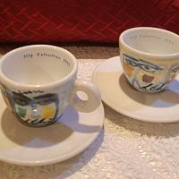 2 Tazze ILLY COLLECTION 1993 Richard Ginori CHIA