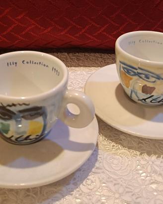 2 Tazze ILLY COLLECTION 1993 Richard Ginori CHIA